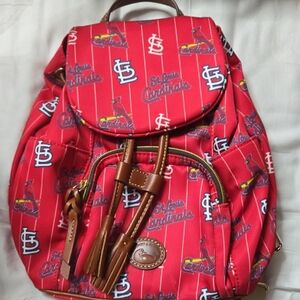 Dooney & Bourke Red St. Louis Cardinals Printed Backpack